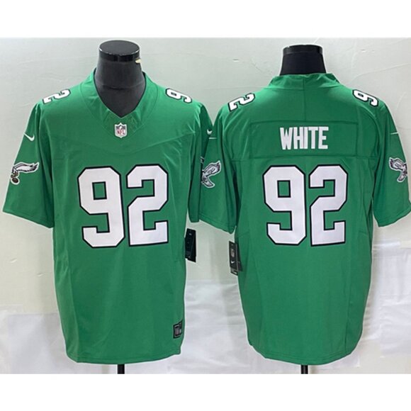 Mens Youths Kids Womens Reggie White Green Vapor Stitched Jersey